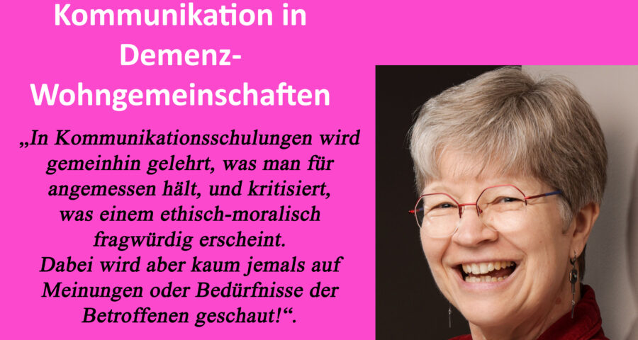 Kommunikation in Demenz-Wohngemeinschaften