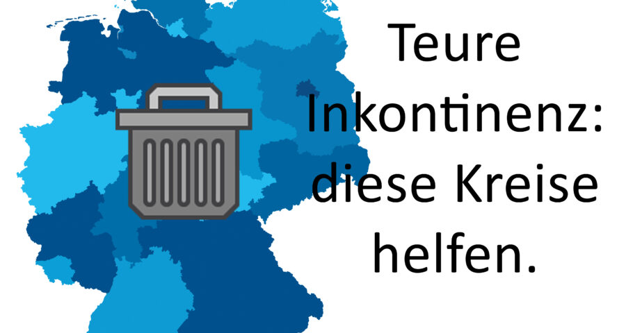 Müll und Inkontinenz: diese Landkreise unterstützen Pflegebedürftige und Angehörige