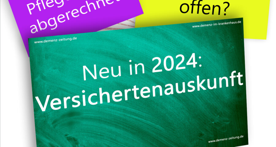 Erleichterung bei Versicherungsauskunft